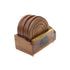 Natriel Wooden Coasters Set